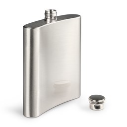Toon details voor RVS Heupfles 200 ml. - incl. afsluitbare dop Afbeelding van RVS Heupfles 200 ml. - incl. afsluitbare dop